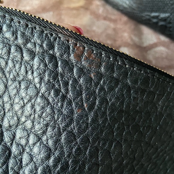 BURBERRY ROMANIA BLACK LEATHER TOTE - Picture 4 of 16